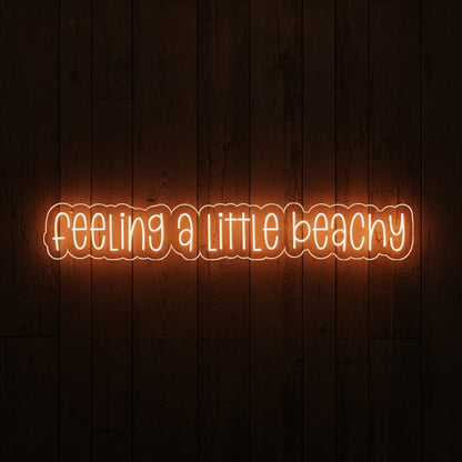 Feeling a Little Beachy LED Neon Sign, Beach Theme Neon Sign