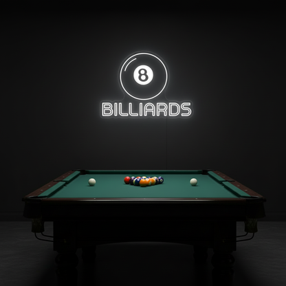 Billiards 8 Ball LED Neon Sign