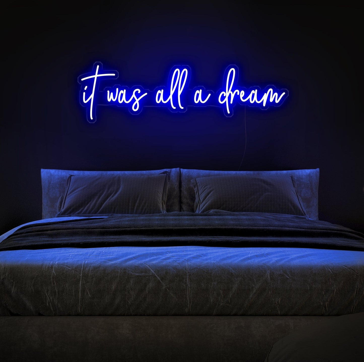 LED-Schild „Es war alles ein Traum“