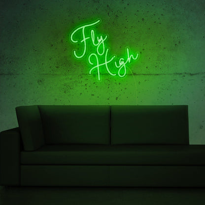 Fly High LED Neon Sign