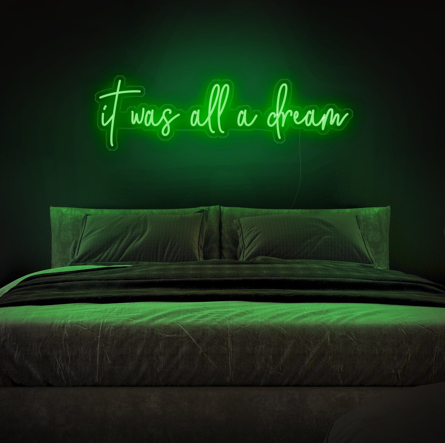 LED-Schild „Es war alles ein Traum“