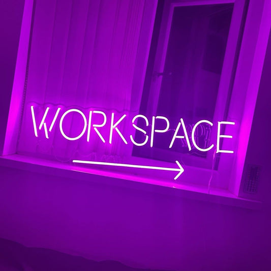 WorkSpace LED Neon Sign