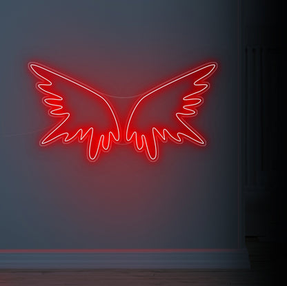 Angel Wings LED Neon Sign