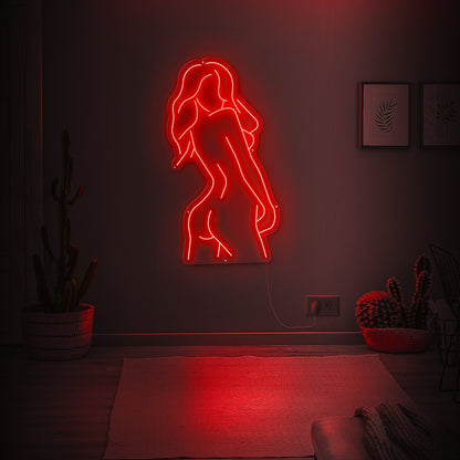 Women Body LED Neon Sign