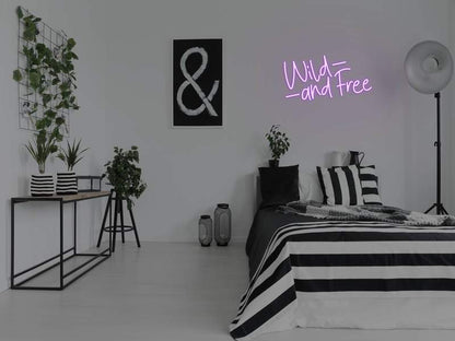 Wild And Free LED Neon Sign